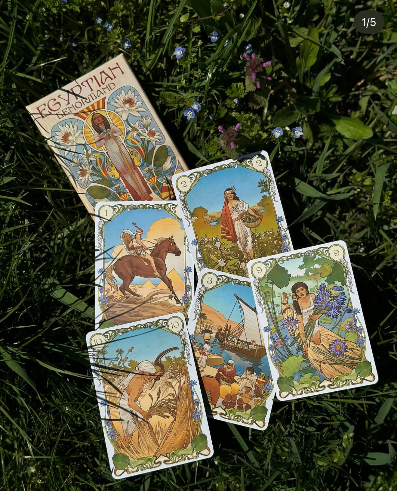 Оригінал Оракул Єгипетський Ленорман "БЕЗ ПЛІВКИ"