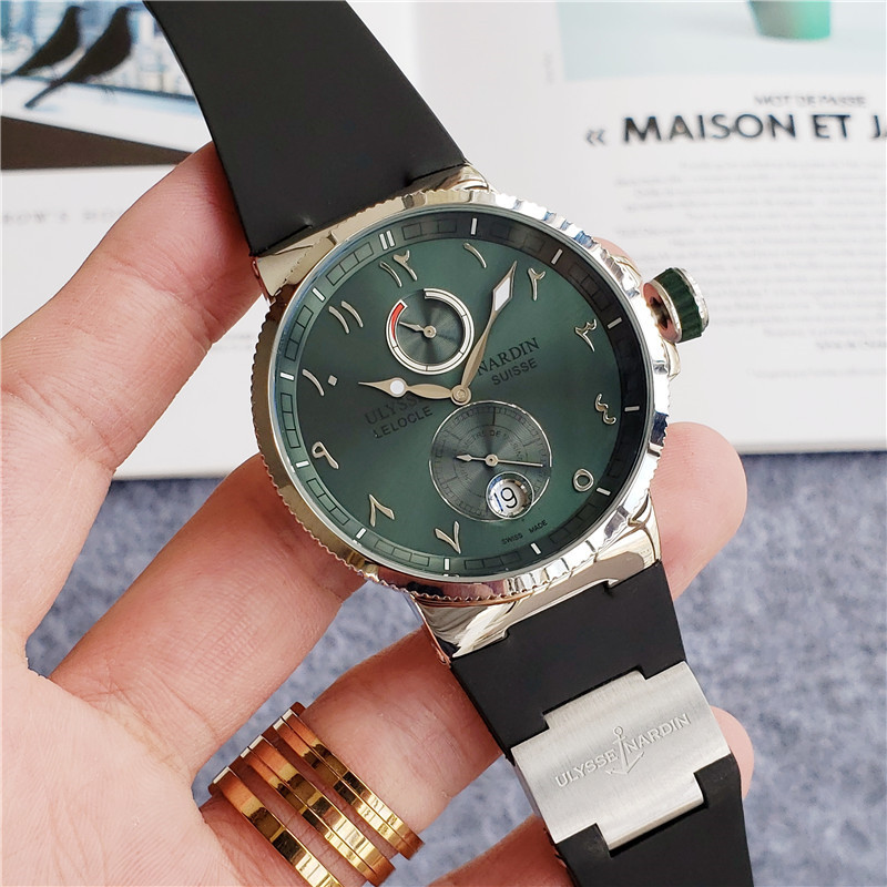 Ulysse Nardin Marine Chronometer features an 18k dark green