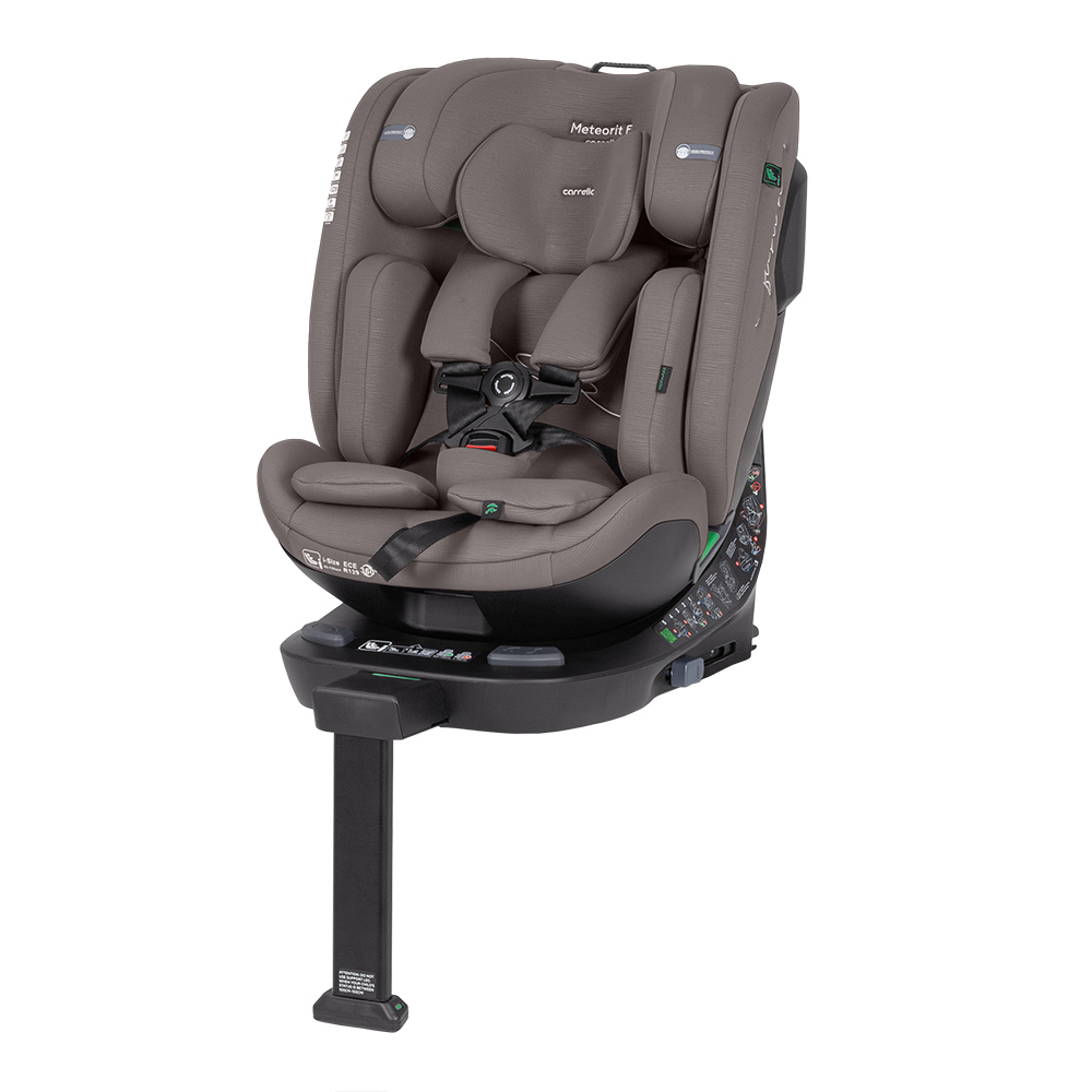 Автокрісло CARRELLO Meteorit Fusion CRL-15101 Sandstone Beige i-Size 40-150см ISOFIX, поворот, опор.стійк
