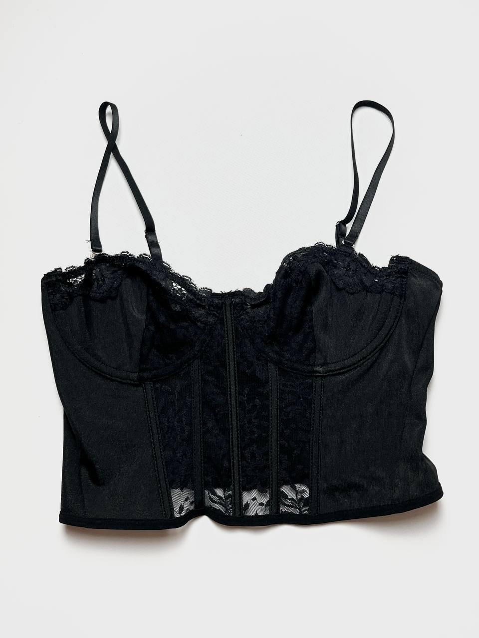 КОРСЕТНИЙ ТОП ЧОРНИЙ (  RE:RECHI )