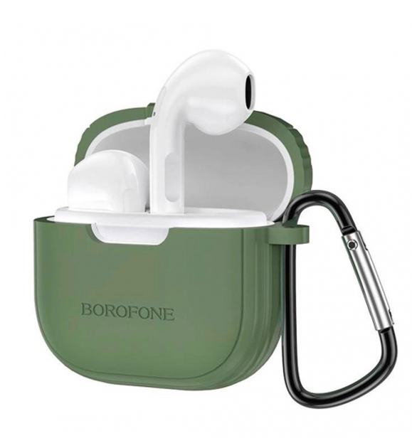 Навушники бездротові BOROFONE BW29 Charm true ws BT headset TWS темно-зелені