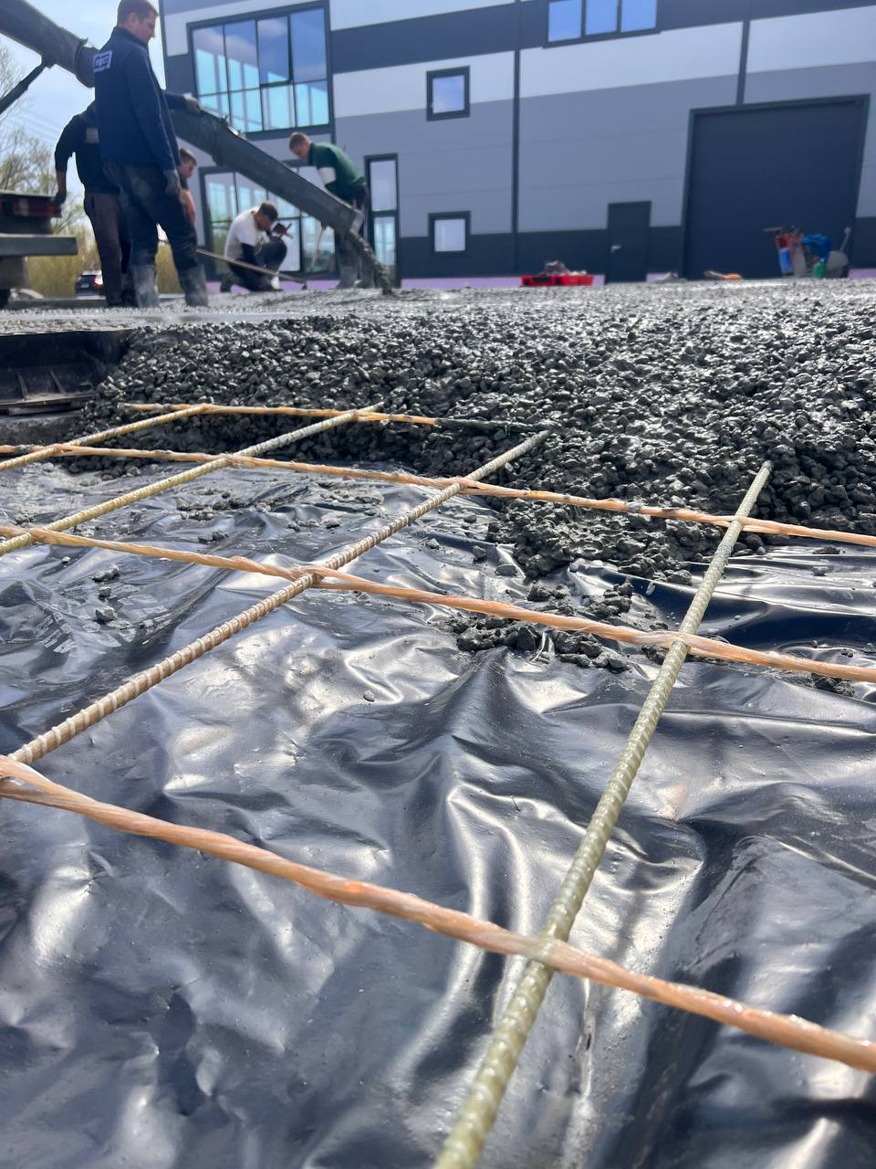 Композитна сітка великого діаметру REBAR MESH д6х250х250