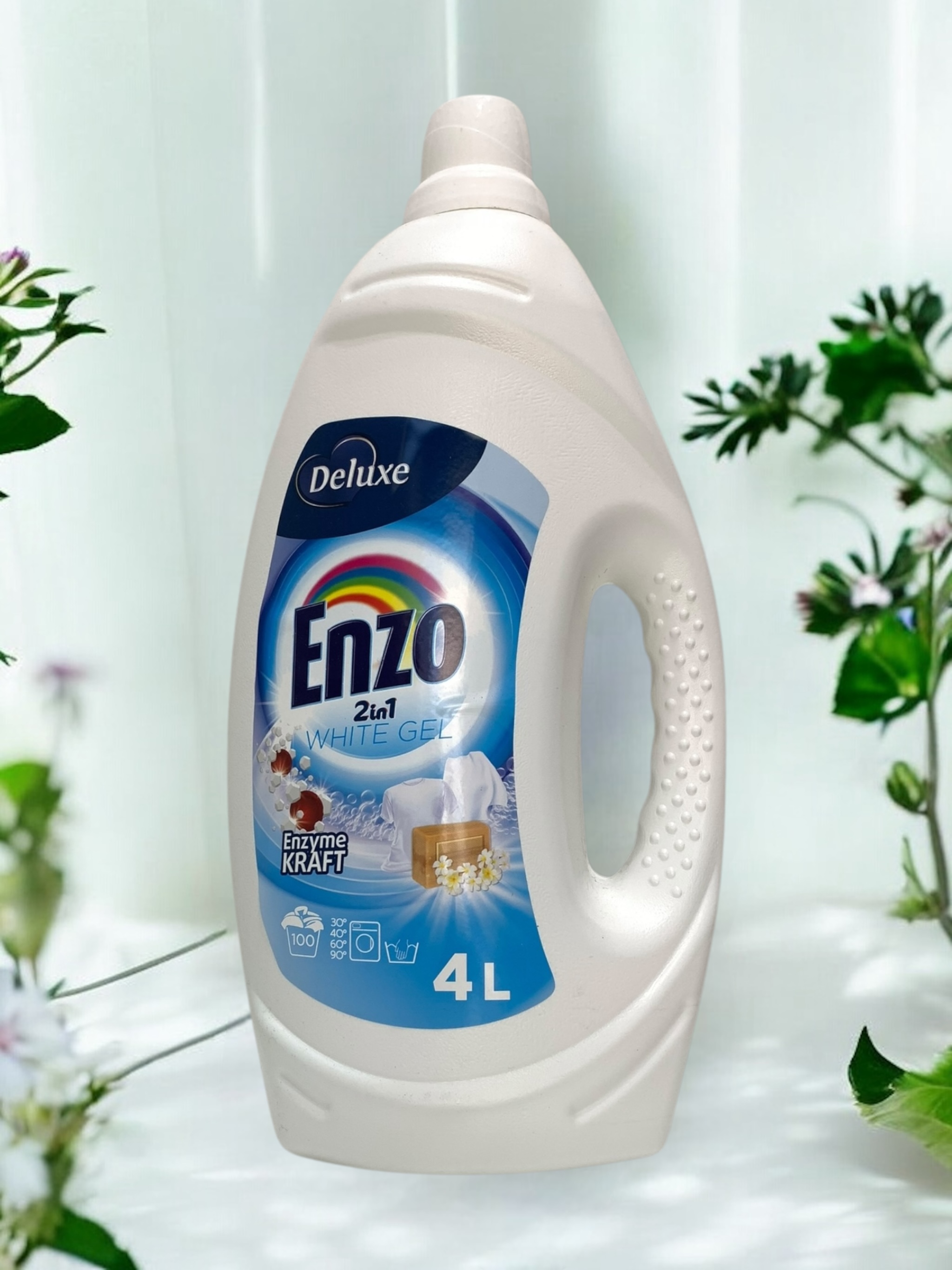 ENZO Гель для прання 2в1 "Білий" (4л)