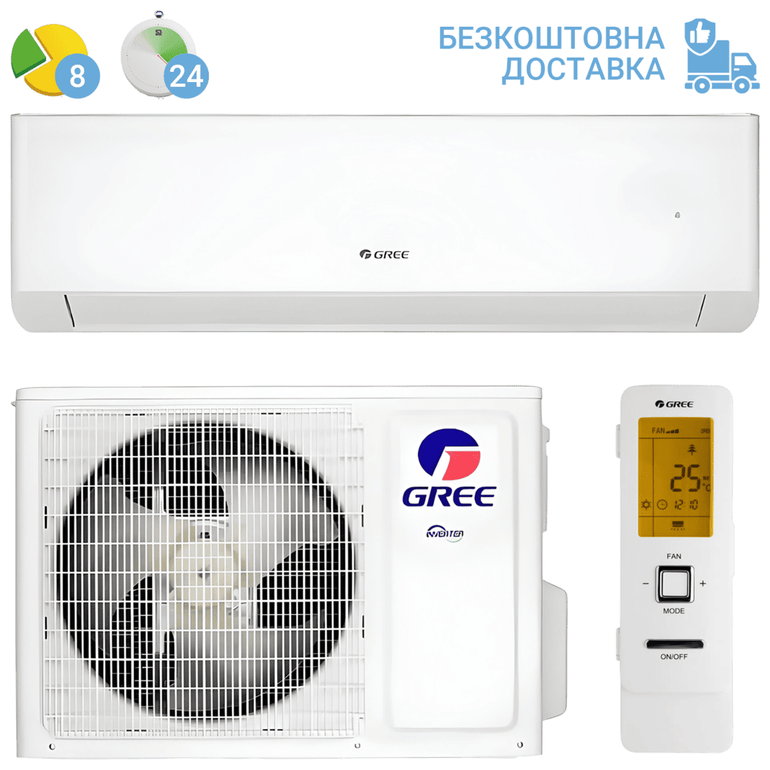 Кондиціонер Gree GWH09YD-S6DBA2A (з установкою: +3000 грн)