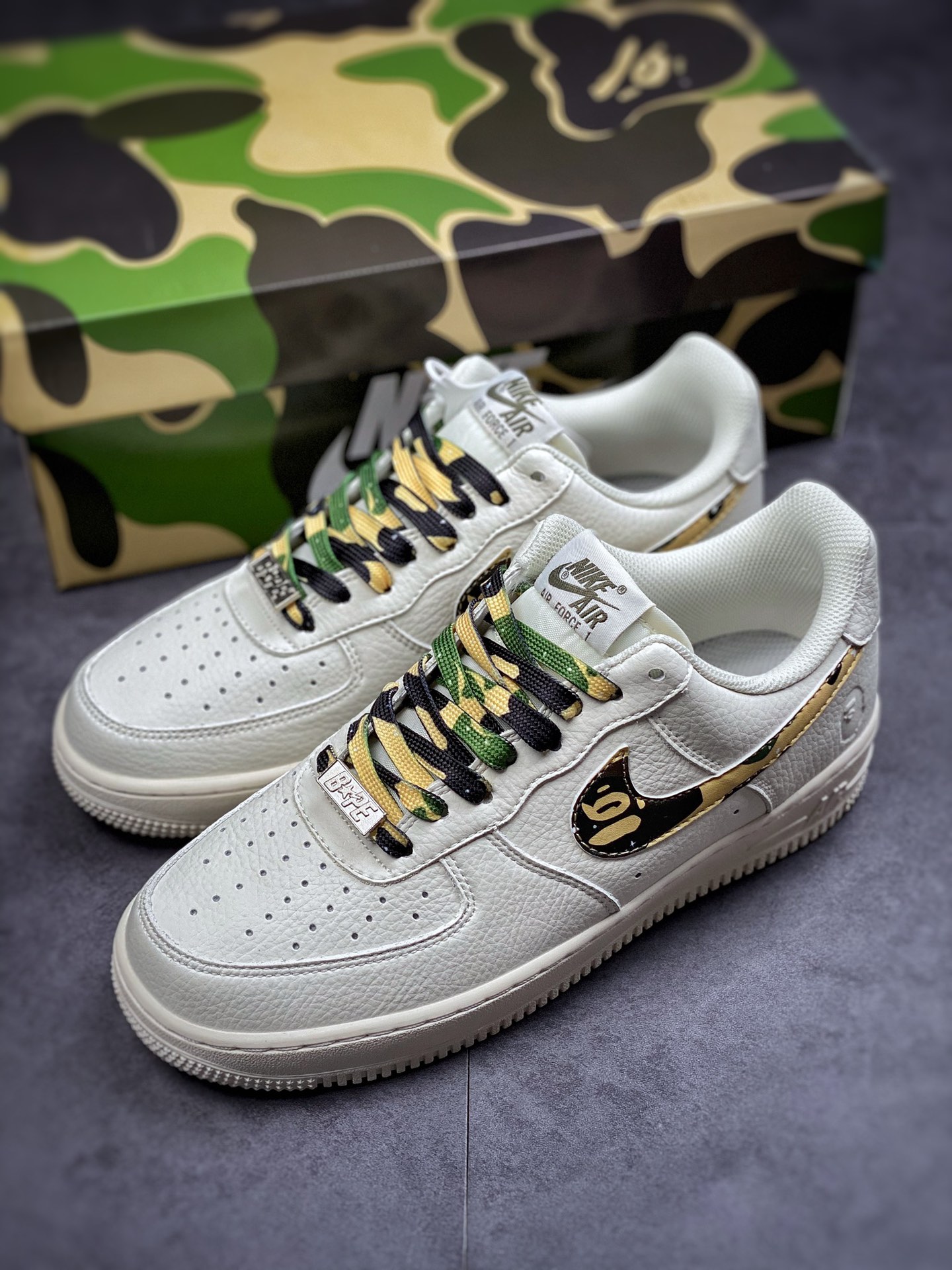 Bape x Nike Air Force 1 ’07 Low AA1365-118