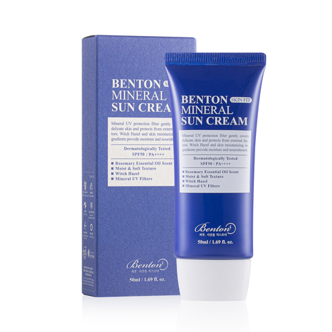 Мінеральний сонцезахисний крем Benton Skin Fit Mineral Sun Cream SPF50+/PA++++