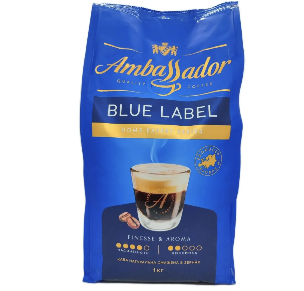 Кава в зернах Ambassador Blue Label 1 кг