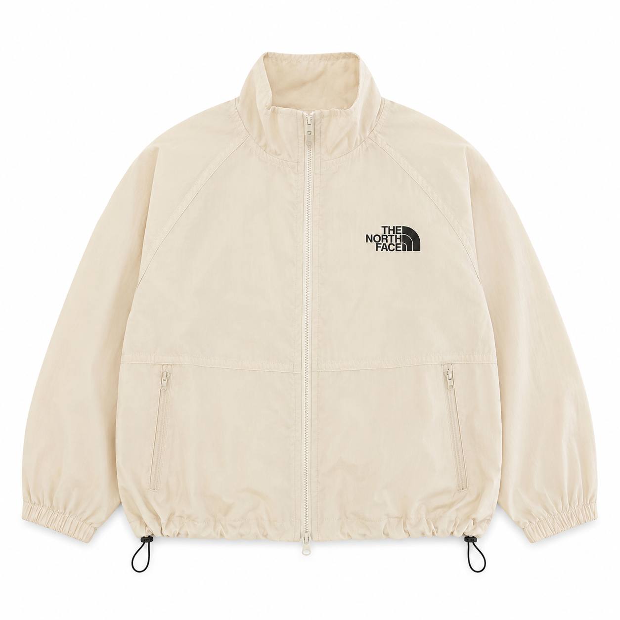 Курточка The north face cream 