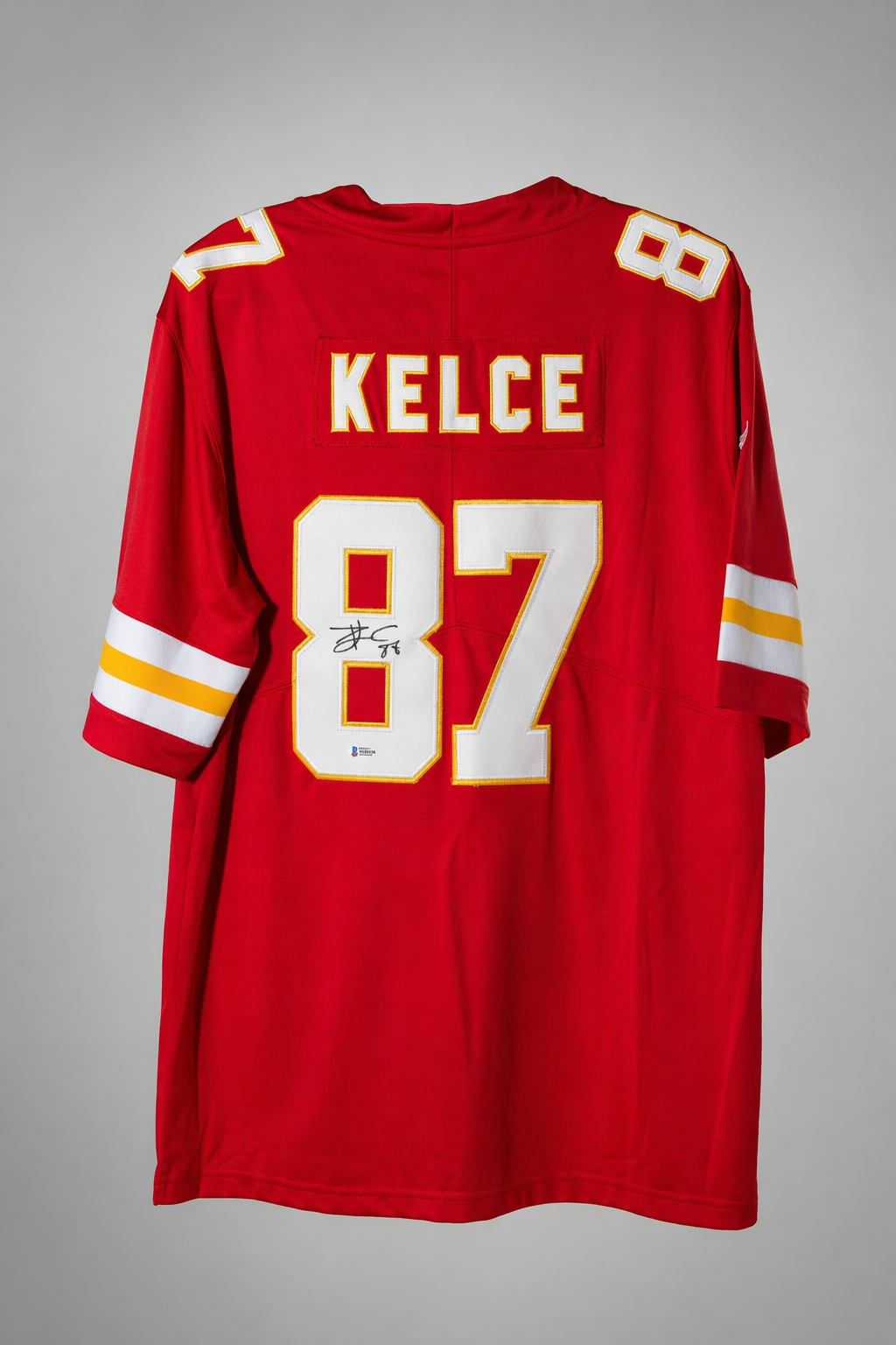 TRAVIS KELCE JERSEY SIGNED CERTIFICADO BECKETT