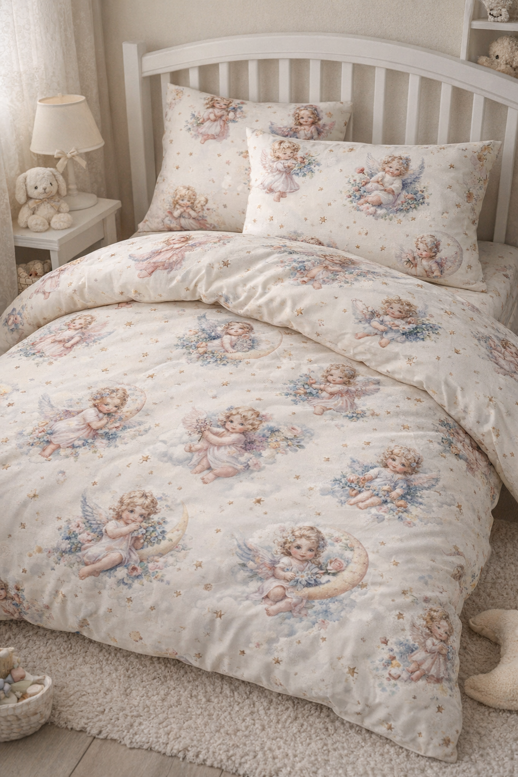 Постільна білизна для немовлят ранфорс прінт  