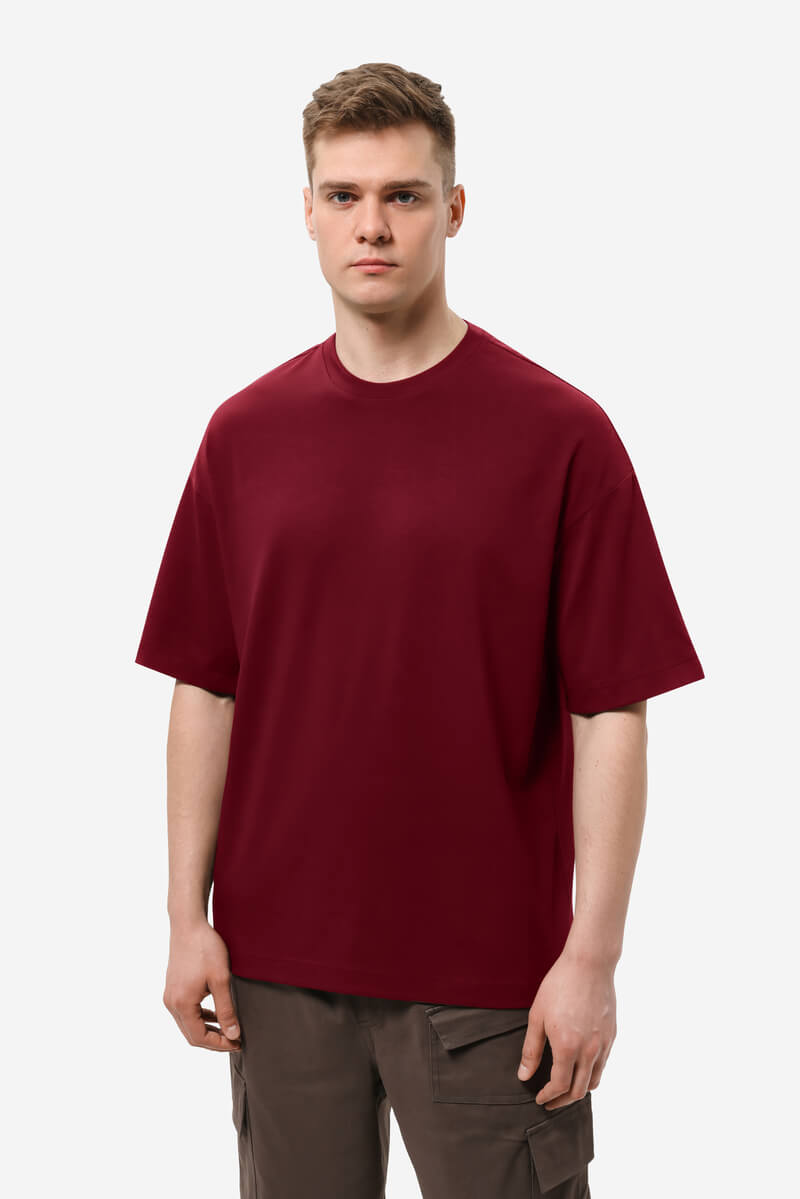 Футболка Оversize BNDK Maroon