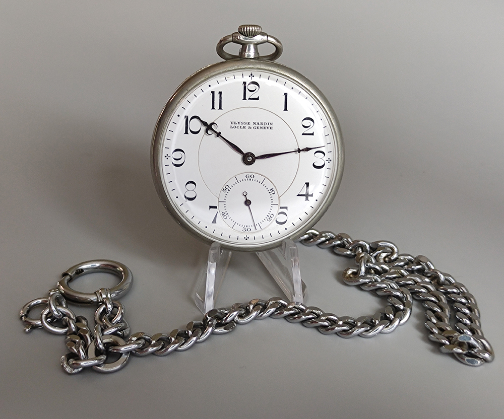 Ulysse Nardin «Locle & Genève» – Swiss mechanical pocket watch.