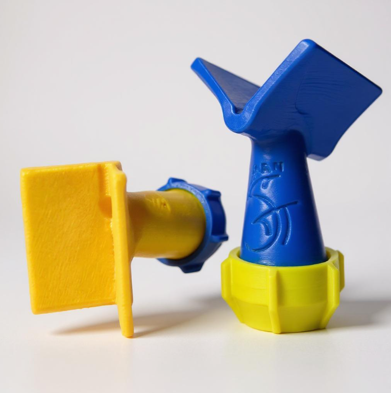 Насадка для формування зовнішнього кута з фіксатором, універсальна