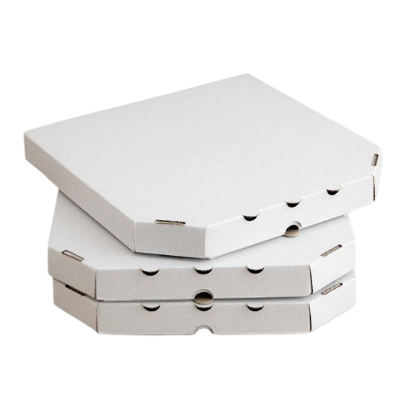 Коробка для піци 30 см біла ВЛАСНЕ ВИРОБНИЦТВО (300х300х35 мм), 022500137