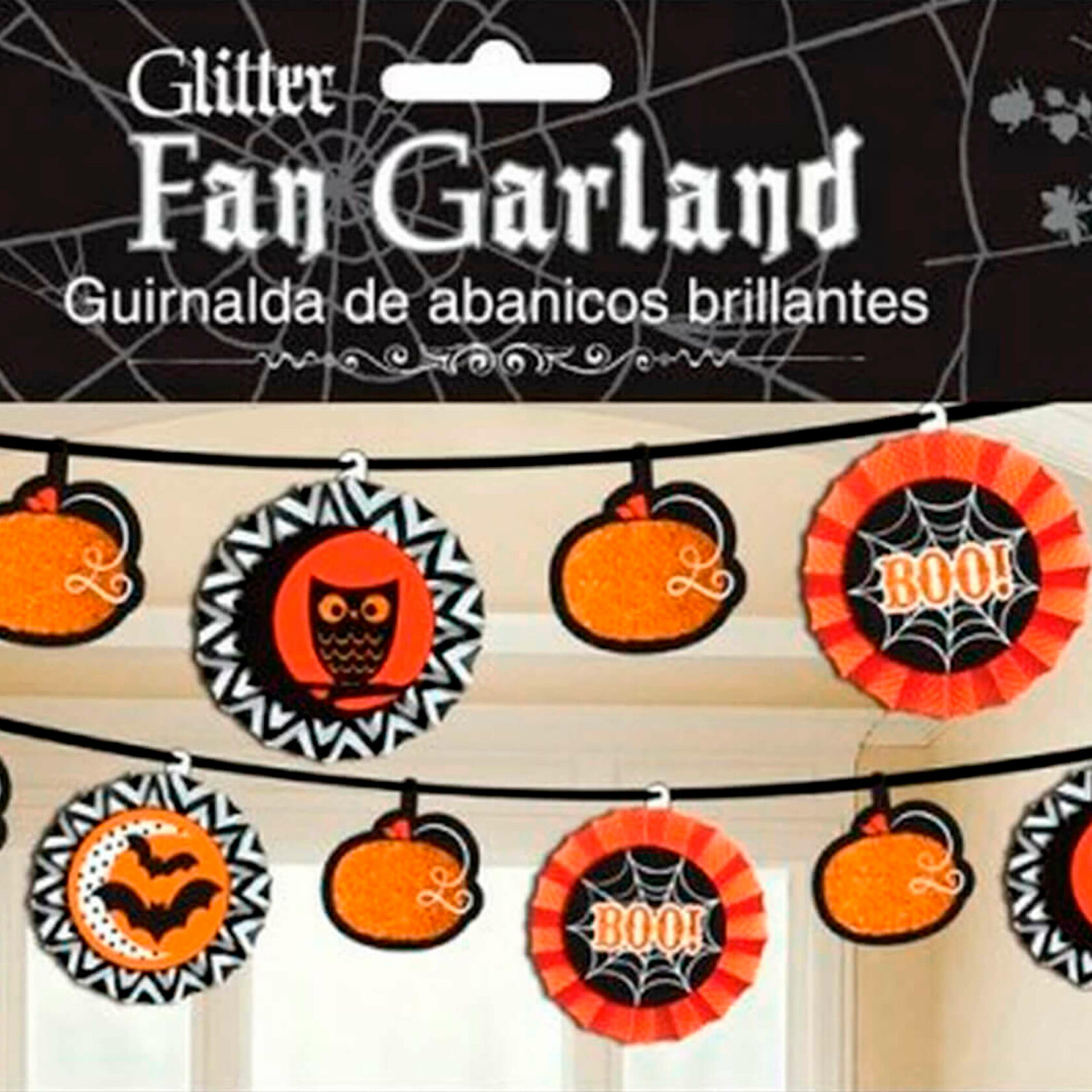 Гірлянда Halloween з віялом