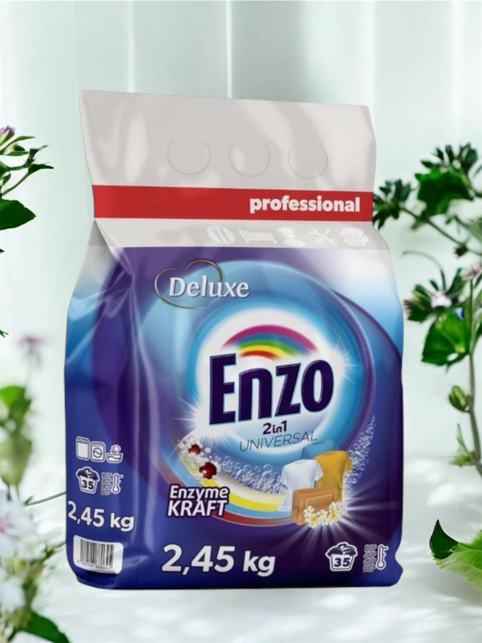 ENZO Порошок для прання 2в1 "Універсальний" (2,45кг)