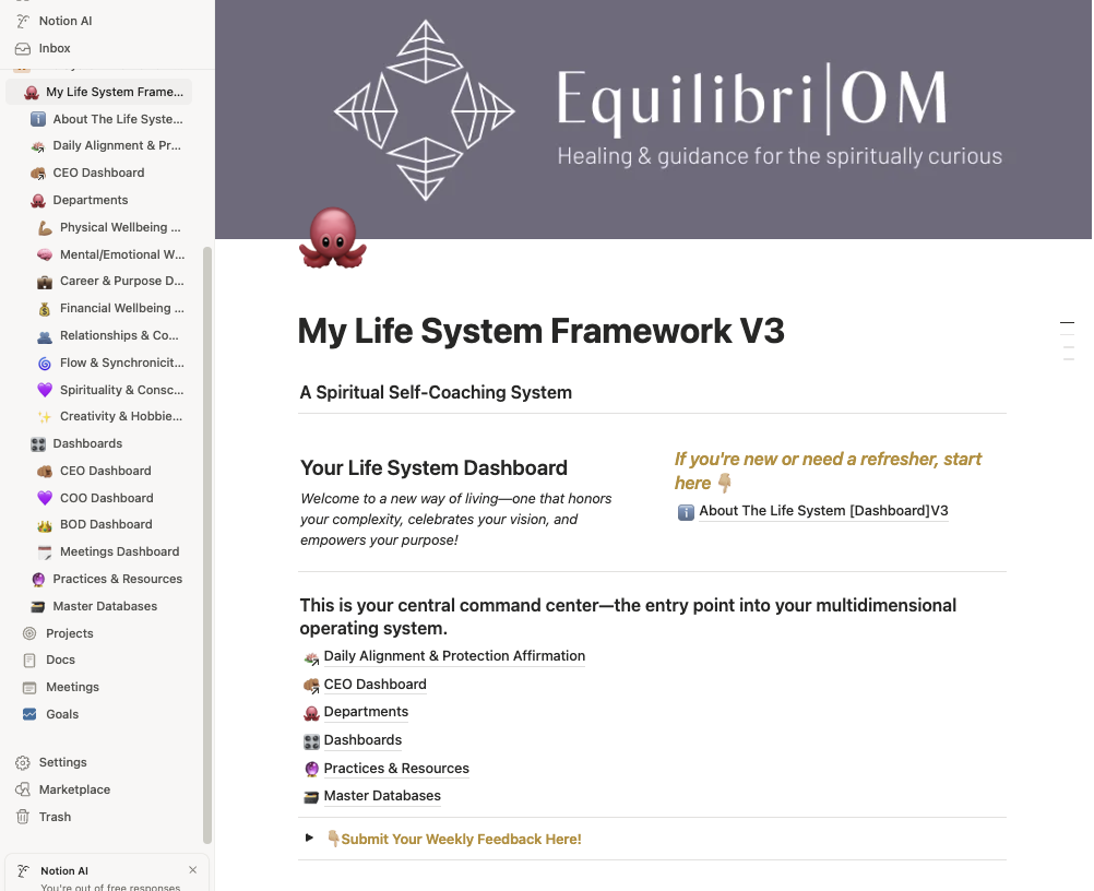 The Life System Framework