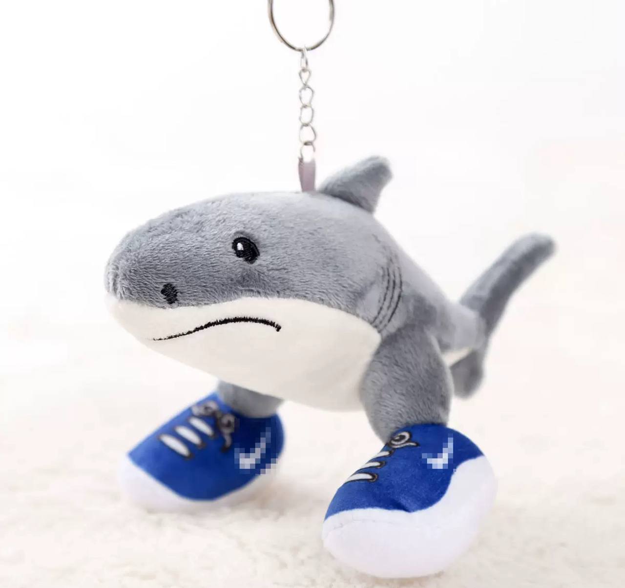 М'яка іграшка-брелок Тралалело Тралала, Tralalero Tralala Італійський мем, Brainrot, 16 см