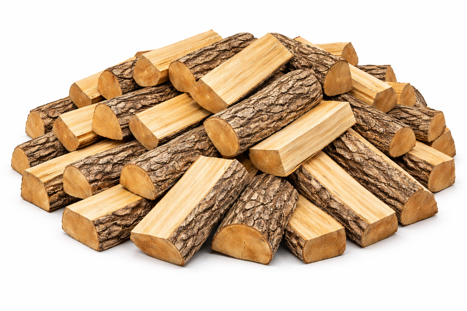 Chopped firewood: oak