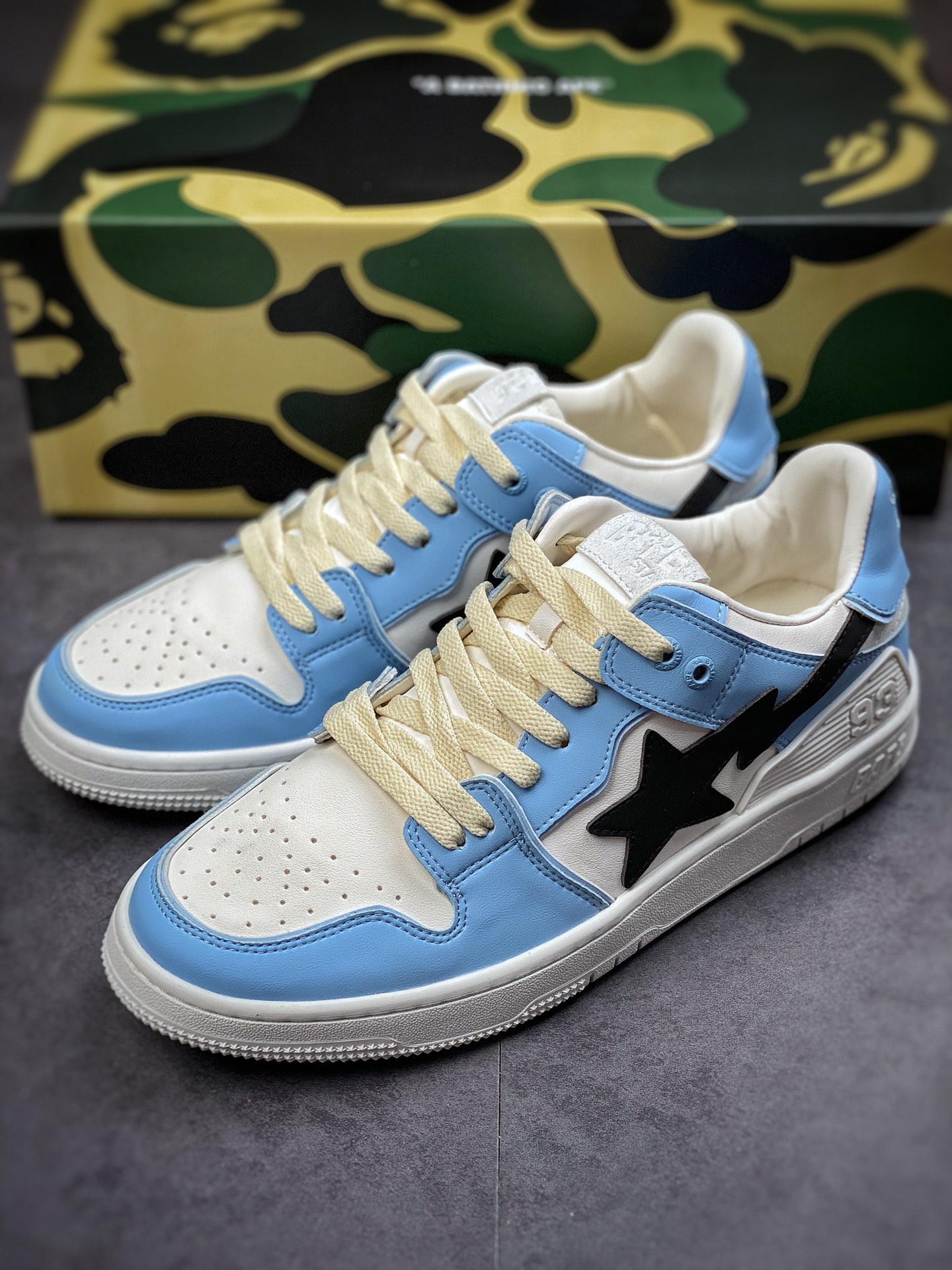 Bathing Ape SK8 Sta Low blue (BAPE)