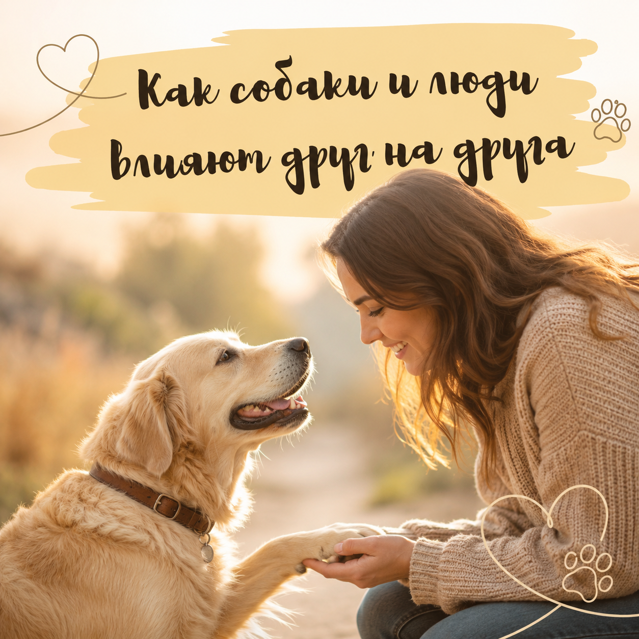 Как собаки и люди влияют друг на друга