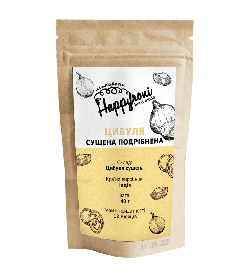 Цибуля сушена - Happyroni, 40 г