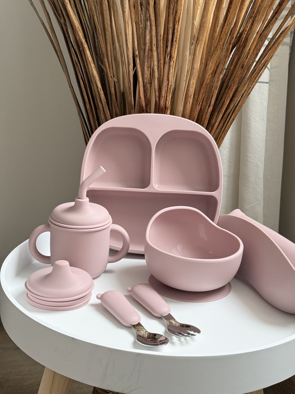 Набір квадрат базовий з 5 предметів, колір - Пудра (Pale Mauve)