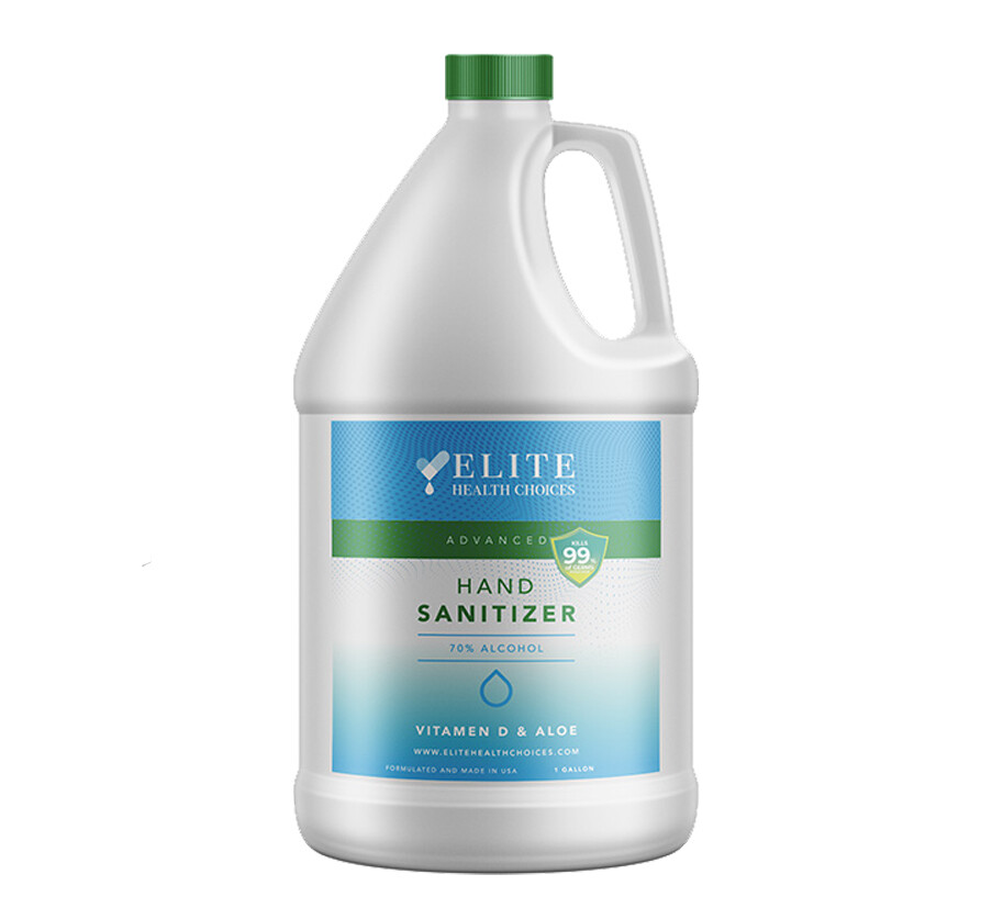 1 Gallon Liquid Hand Sanitizer - 70% Alcohol (Case of 4 Gallons)