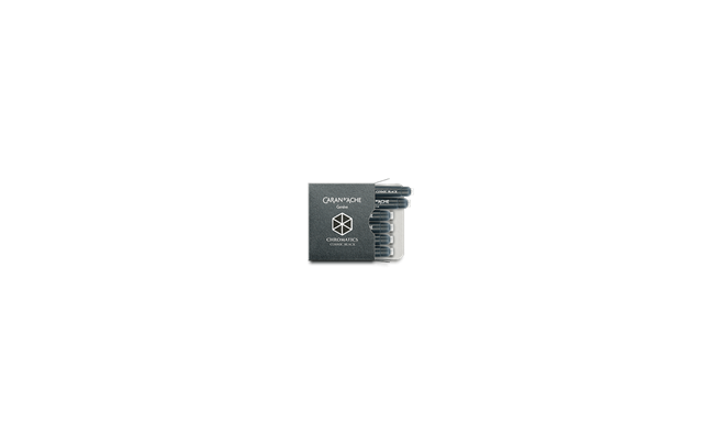 Коробка з 6 картриджів для авторучки CHROMATICS Cosmic Black