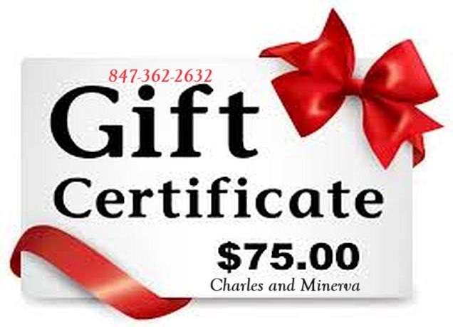 $75 Gift Certificate