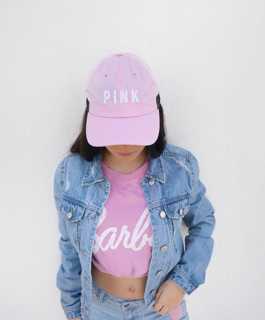 Кепка бейсболка PINK Baseball Hat рожева