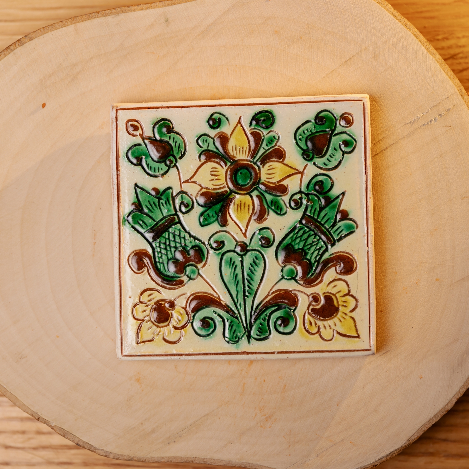 Плиточка для декору каміну, 10*10 см