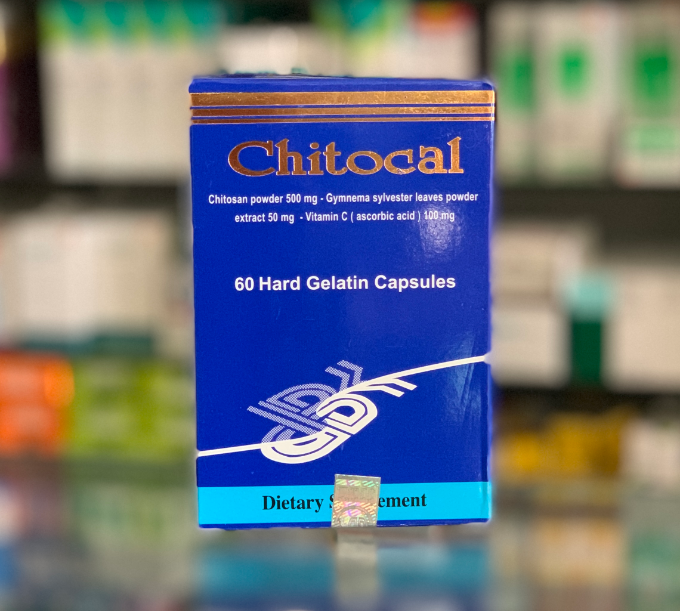 Chitocal chitosan Хітокал Хітозан 500 мг 60 капсул Для схуднення