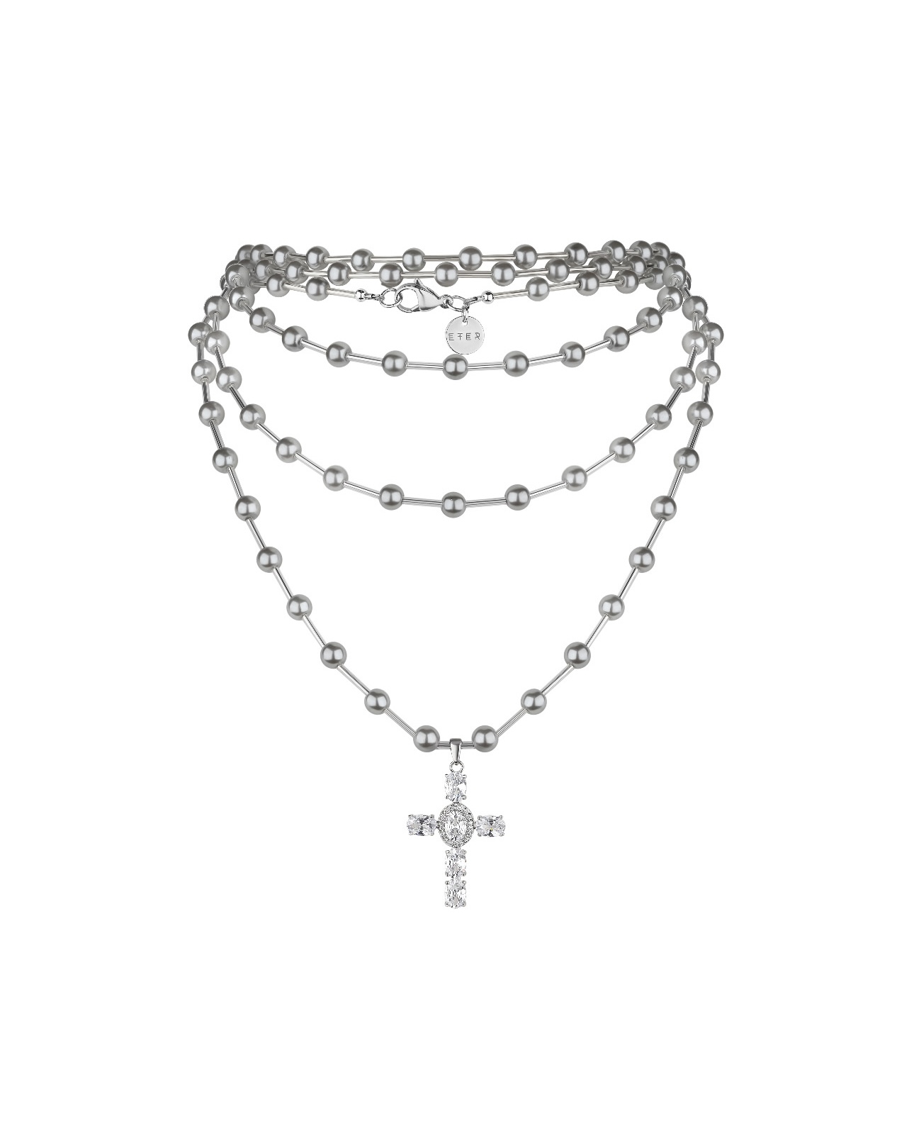 HOLY gray necklace
