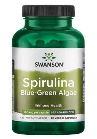 Spirulina Blue-Green Alhae 500mg - 90veg caps