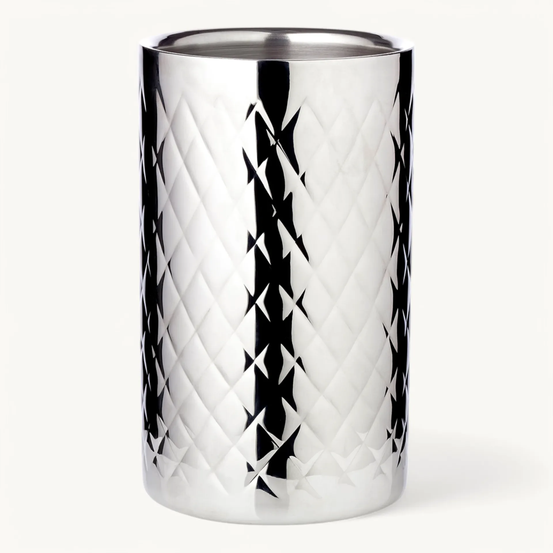 Охолоджувач Edzard Nebraska Ø 12 см, висота 20 см, подвійні стінки, нержавіюча сталь