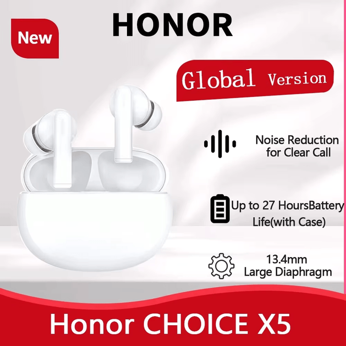 Навушники Honor CHOICE Earbuds X5 (Global Version), Колір: Білий