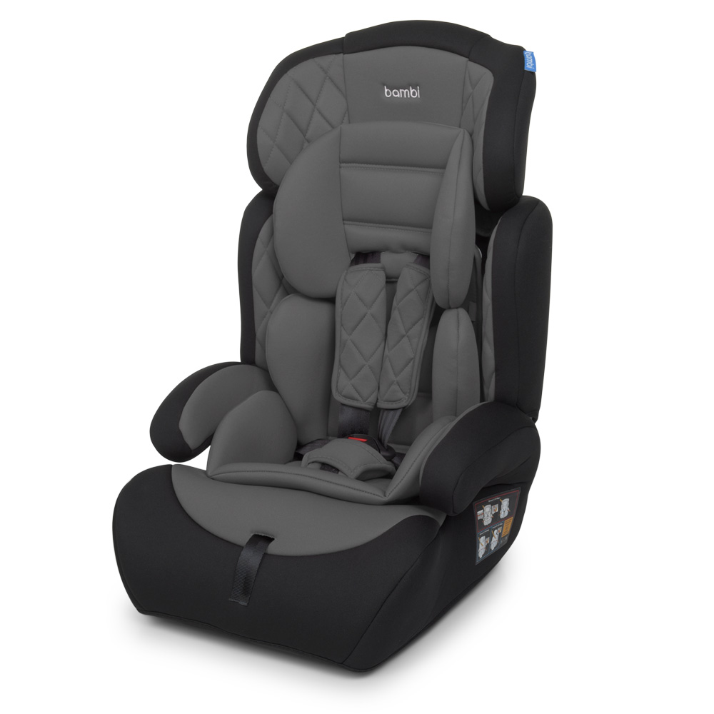 Автокрісло дитяче BAMBI M 3546 Gray 9-36 кг