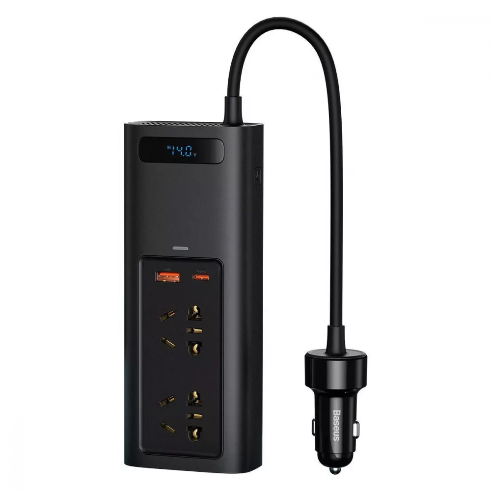 Автомобильний Інвертор Baseus In-car Inverter 150W (220V CN/EU)