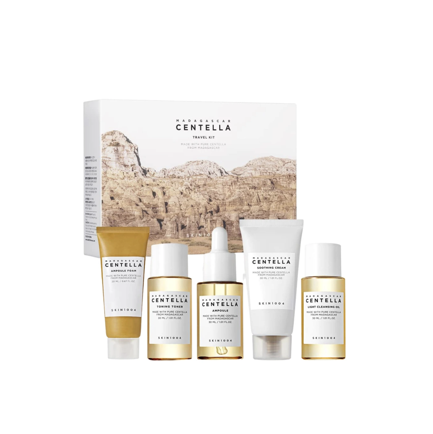 Skin1004 Madagascar Centella Travel Kit - Тревел-набір 5 в 1