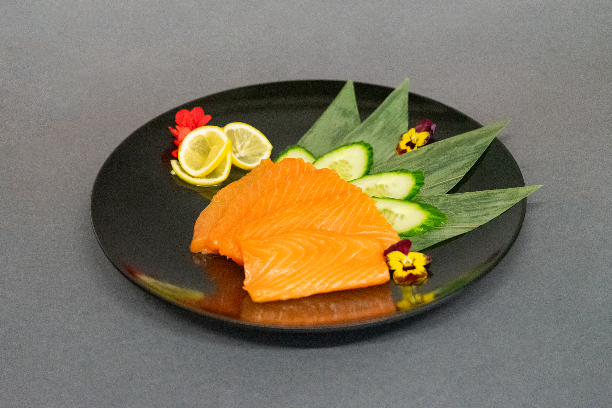 Sashimi with salmon