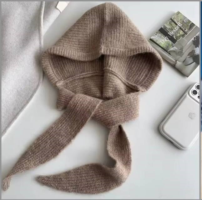 Капор, шарф капюшон, бєжевий