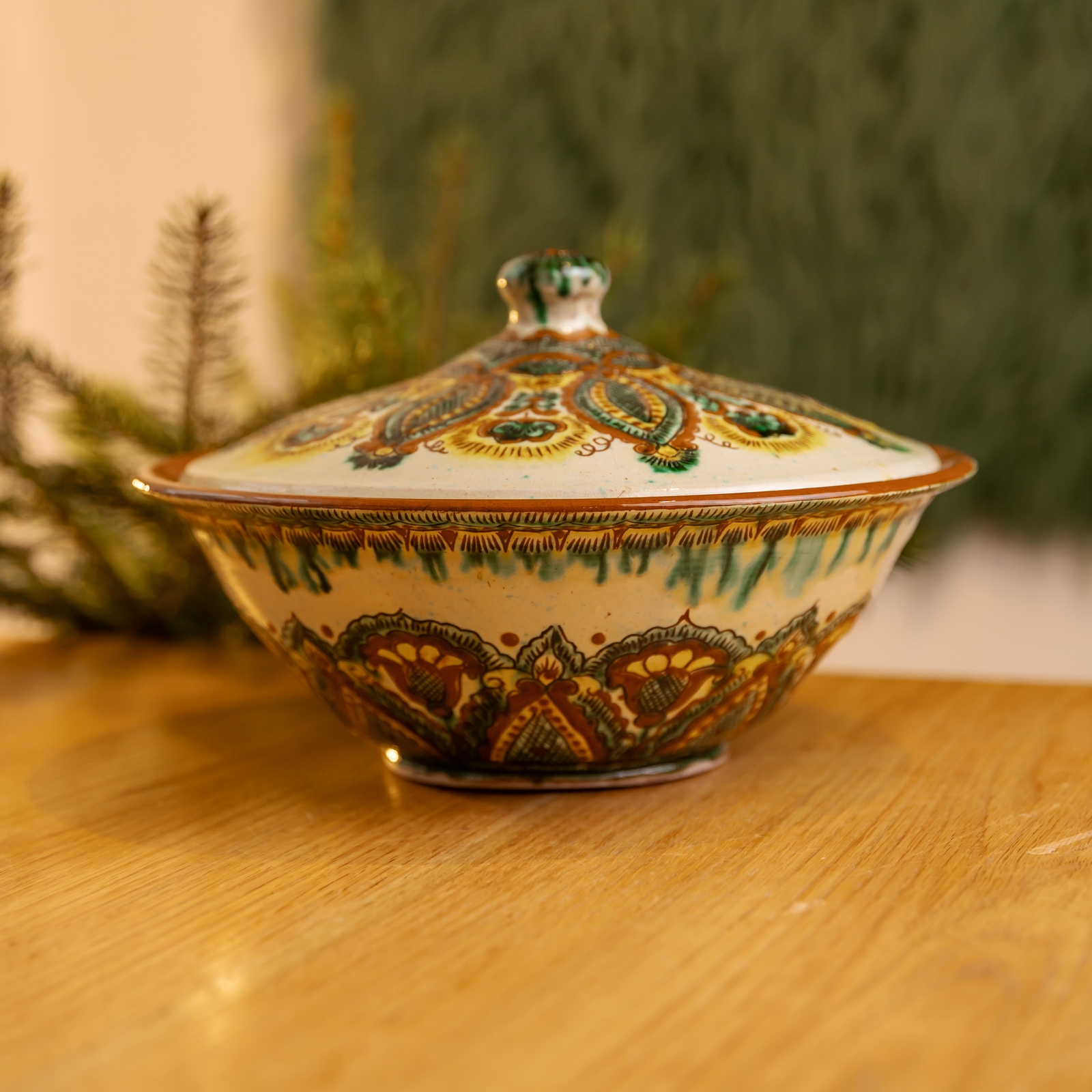 Макітря для куті з кришкою, 1,8 л