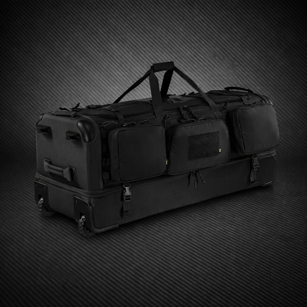 Велика транспортна сумка для спорядження та одягу "M-TAC 185 BLACK"  від українського бренду "M-TAC".