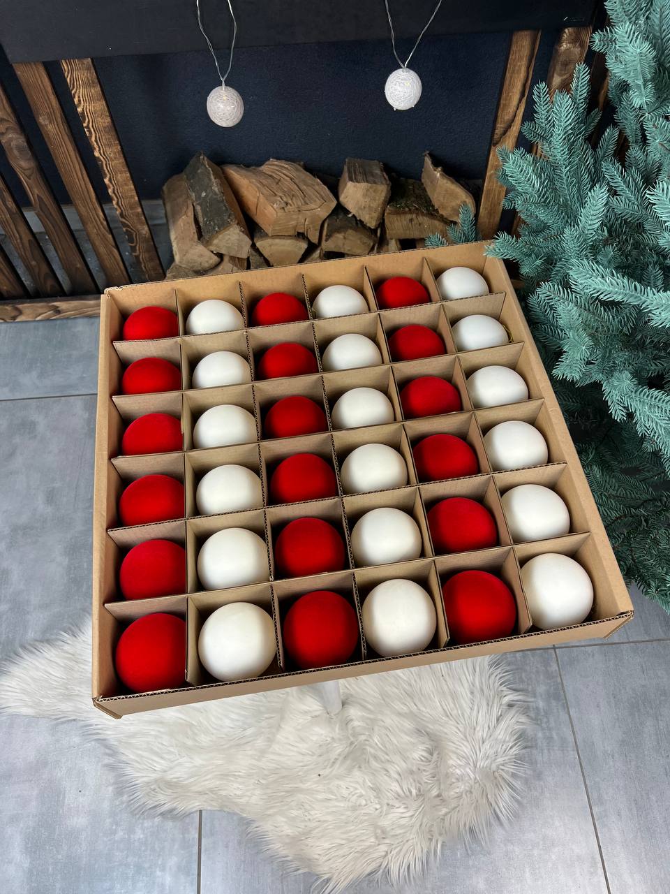 Подарунковий набір «Оксамитовий мікс» - ЧЕРВОНИЙ-БІЛИЙ 🍓