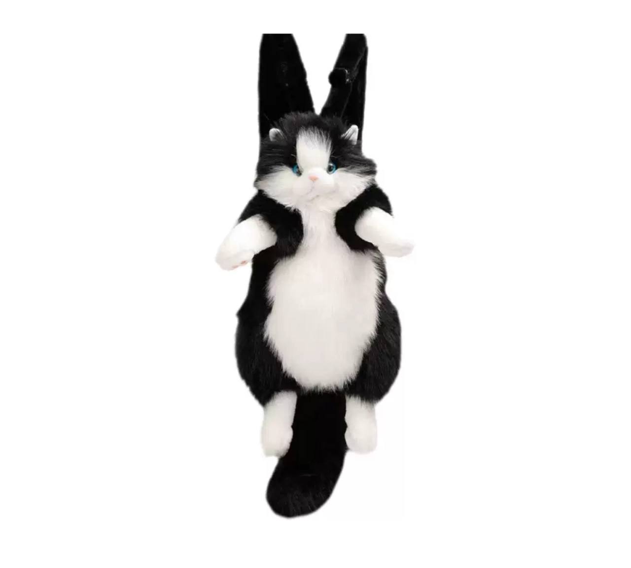 Плюшевий рюкзак у формі кота