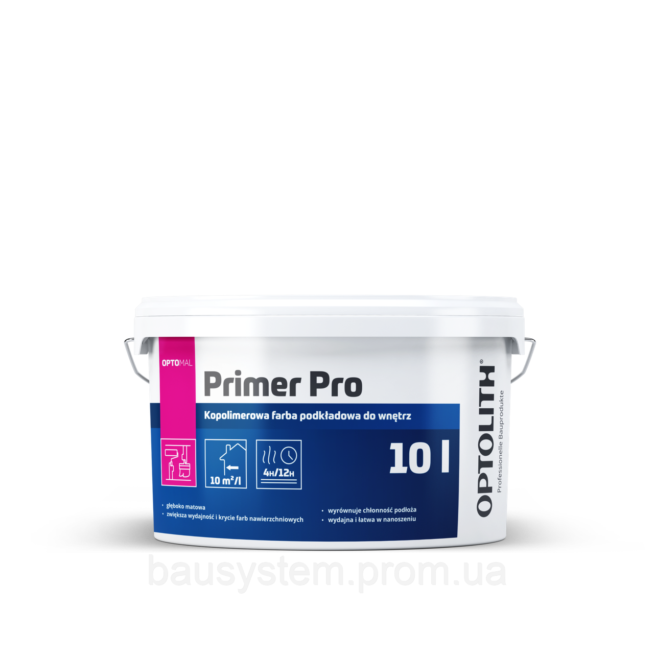 Фарба для внутрішніх робіт сополімерна Оptomal Pro-Design Глибоко-Матова 10 л.