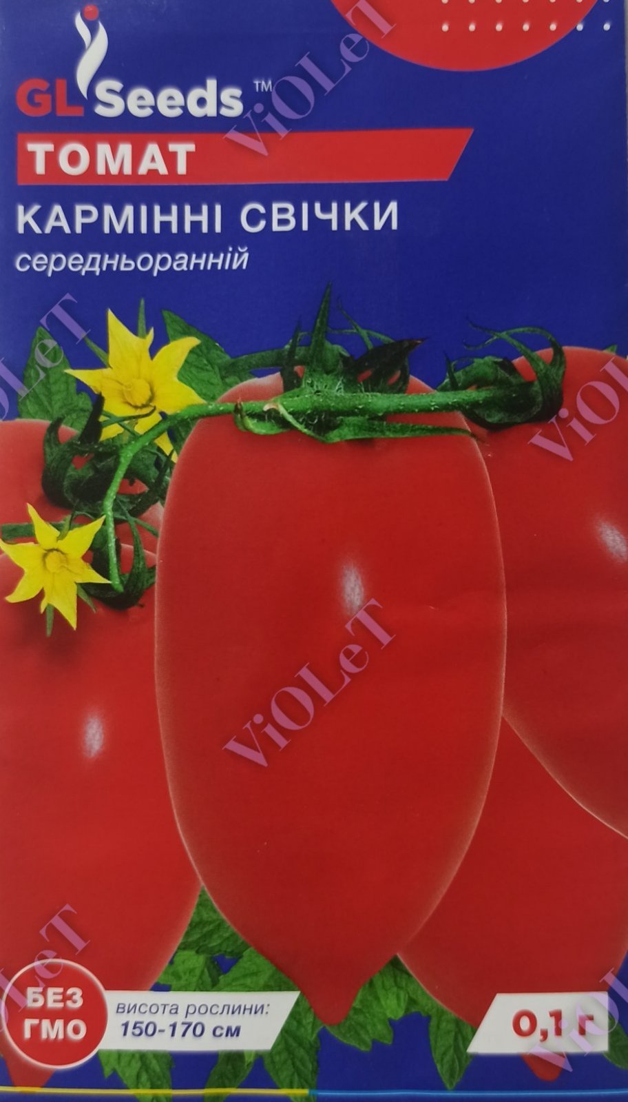 Томат Кармінні Свічки, 0,1 г GL Seeds