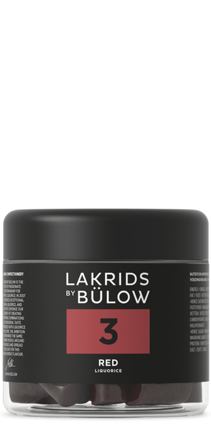 Лакричні цукерки Lakrids by Bülow 3 - Red 150 г Small Данія