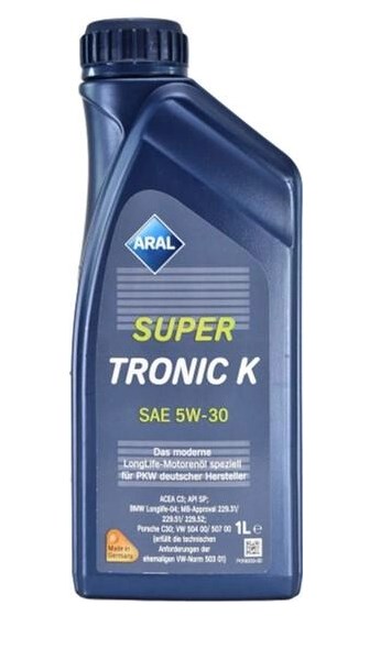 Моторна олива 5W30  Aral SuperTronic K , 1л.